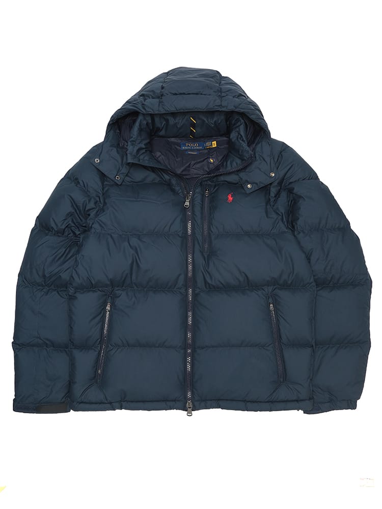 POLO RALPH LAUREN (ポロラルフローレン) フード着脱 撥水 モックネック ダウンジャケット 650フィルパワー Gorham RL710940237 メンズ