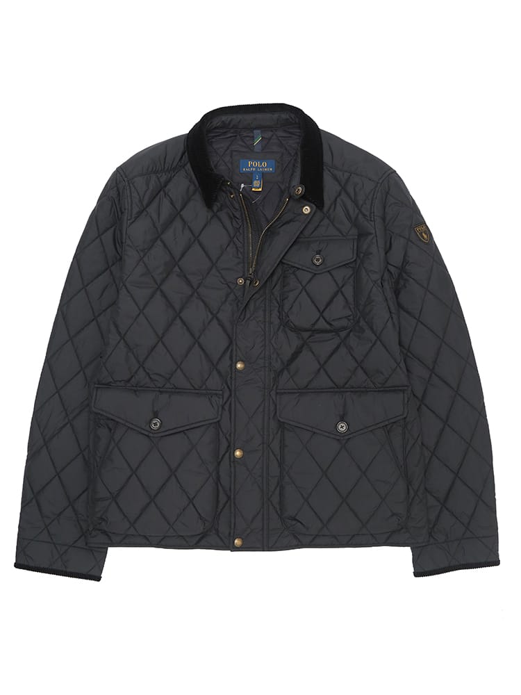 POLO RALPH LAUREN (ポロラルフローレン) 撥水 ボタン＆ジップ開閉 フラップポケット キルティングジャケット RL710847071 メンズ