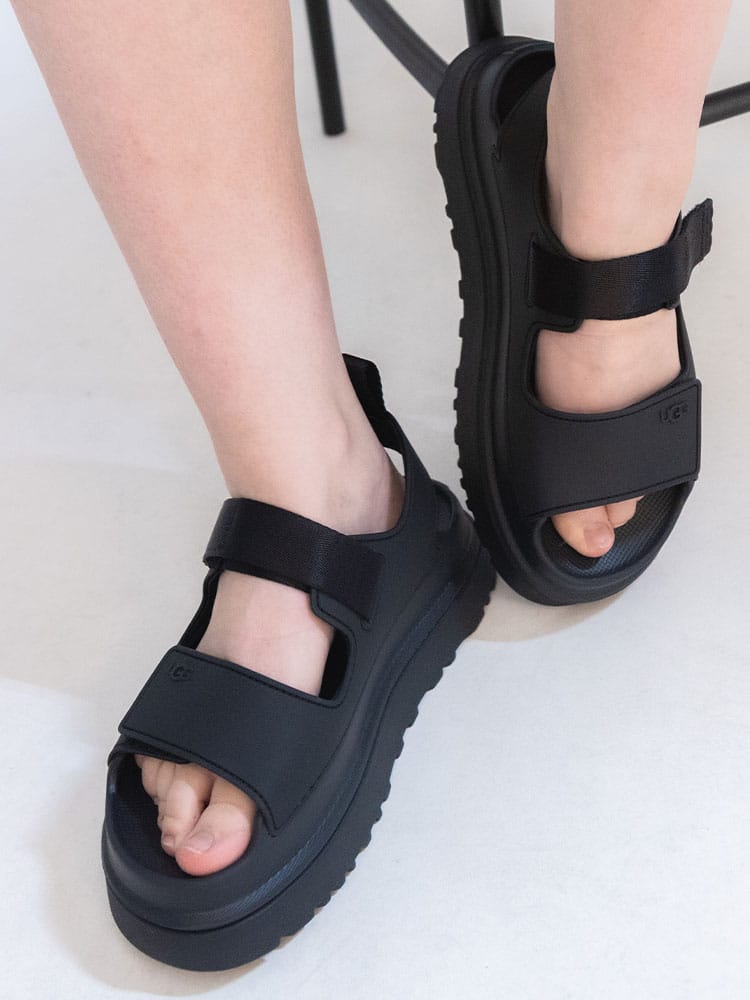 UGG (アグ) 軽量 ストラップ サンダル GOLDENGLOW レディース