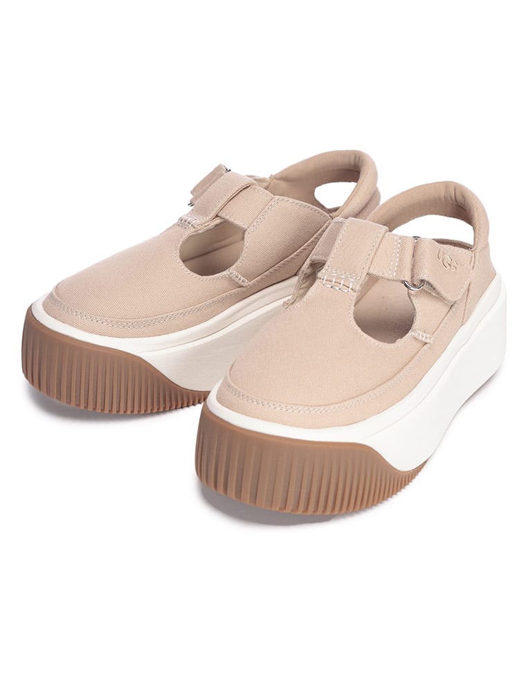 UGG (アグ) ストラップ 厚底サンダル EZ-DUZZIT T-STRAP レディース