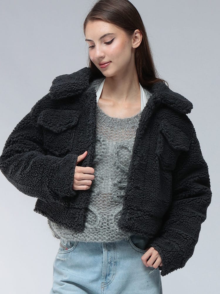 UGG (アグ) ボア トラッカー ジャケット FRANKIE SHORT UGGL1171459 レディース