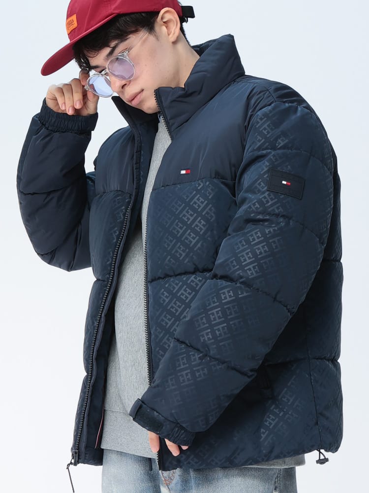 TOMMY HILFIGER (トミーヒルフィガー) ミックスド メディア パファー 