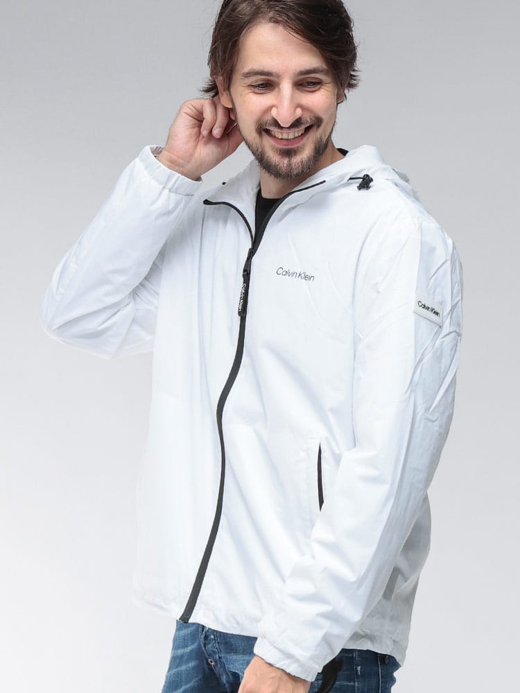 Calvin Klein (カルバンクライン) フード付き フルジップ  ジャケット CKCM555105 メンズ