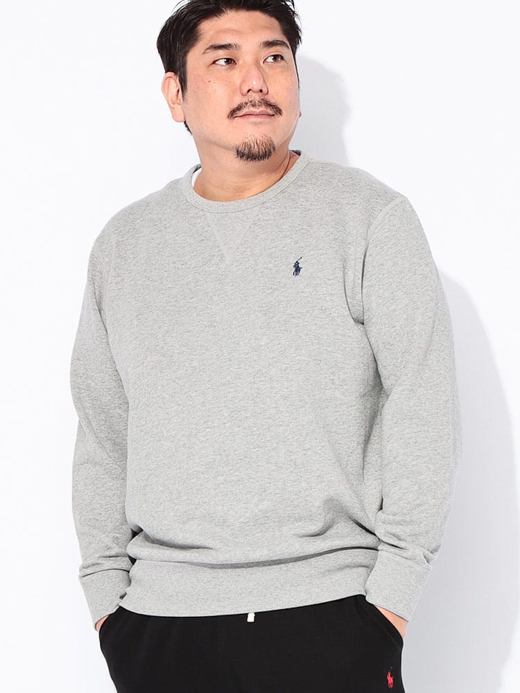 スウェットトレーナー 裏起毛 クルーネック FLEESE CREW SWEATSHIRT トップス プルオーバー 秋 冬 大きいサイズ メンズ