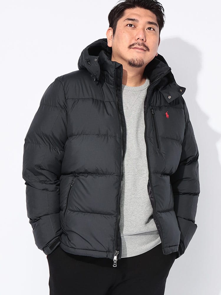 ダウンジャケット フード着脱 フルジップ GORHAM INSULATED BOMBER JKT アウター ブルゾン 秋 冬 大きいサイズ メンズ