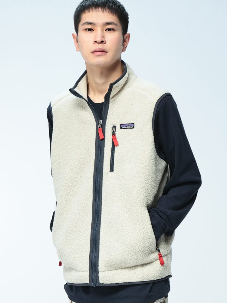 Patagonia (パタゴニア) フルジップ フリース ベスト RETRO PILE VEST 