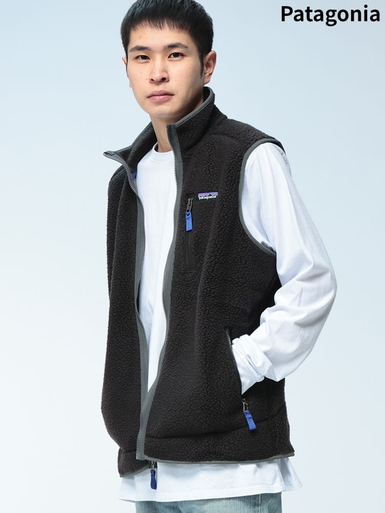 Patagonia (パタゴニア) フルジップ フリース ベスト RETRO PILE VEST
