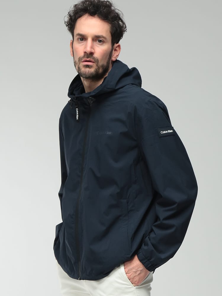 Calvin Klein (カルバンクライン) フード付き フルジップ ジャケット CKCM555105 メンズ