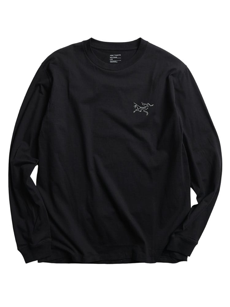 ARC'TERYX (アークテリクス) メンズ クラッグ SL コットン Tシャツ 長袖 ロゴ ワンポイント スーピマコットン クルーネック ロンT KRAGG SL COTTON ARCX000009536