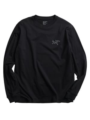 ARC'TERYX (アークテリクス) メンズ クラッグ SL コットン Tシャツ 長袖 ロゴ ワンポイント スーピマコットン クルーネック ロンT KRAGG SL COTTON ARCX000009536