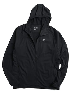ARC'TERYX (アークテリクス) メンズ デルタ フーディ パーカー ロゴ フリース フルジップ パーカー ブルゾン DELTA HOODY 40デニール ARCX000007743