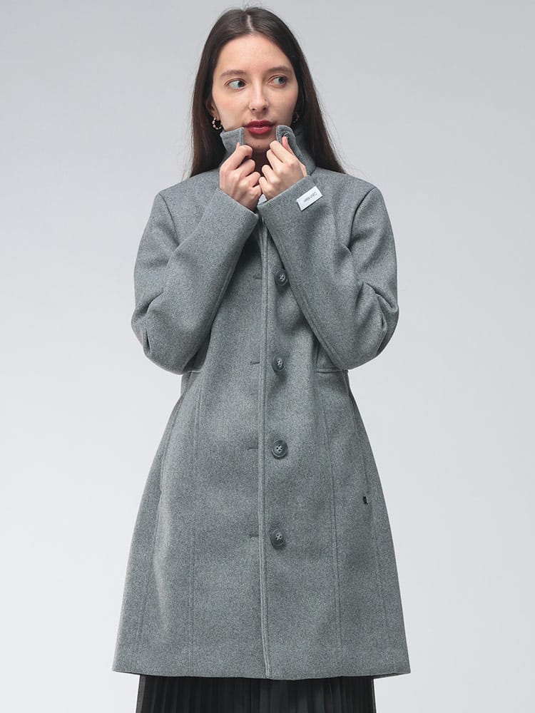 Calvin Klein (カルバンクライン) レディース コート シングル ミドル 
