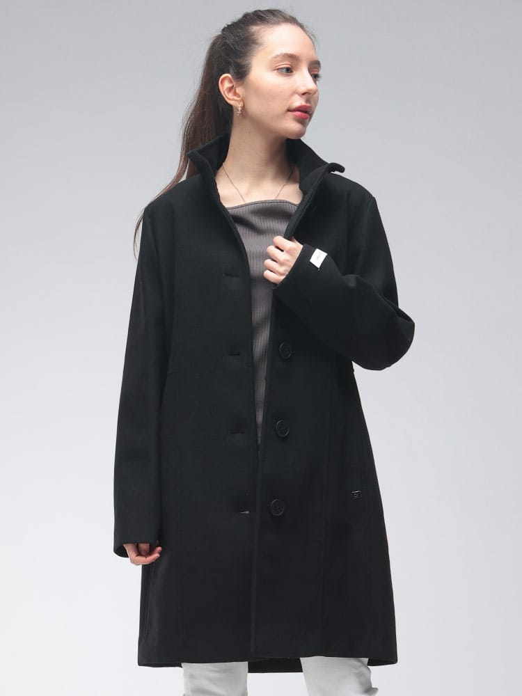 Calvin Klein (カルバンクライン) レディース コート シングル ミドル 