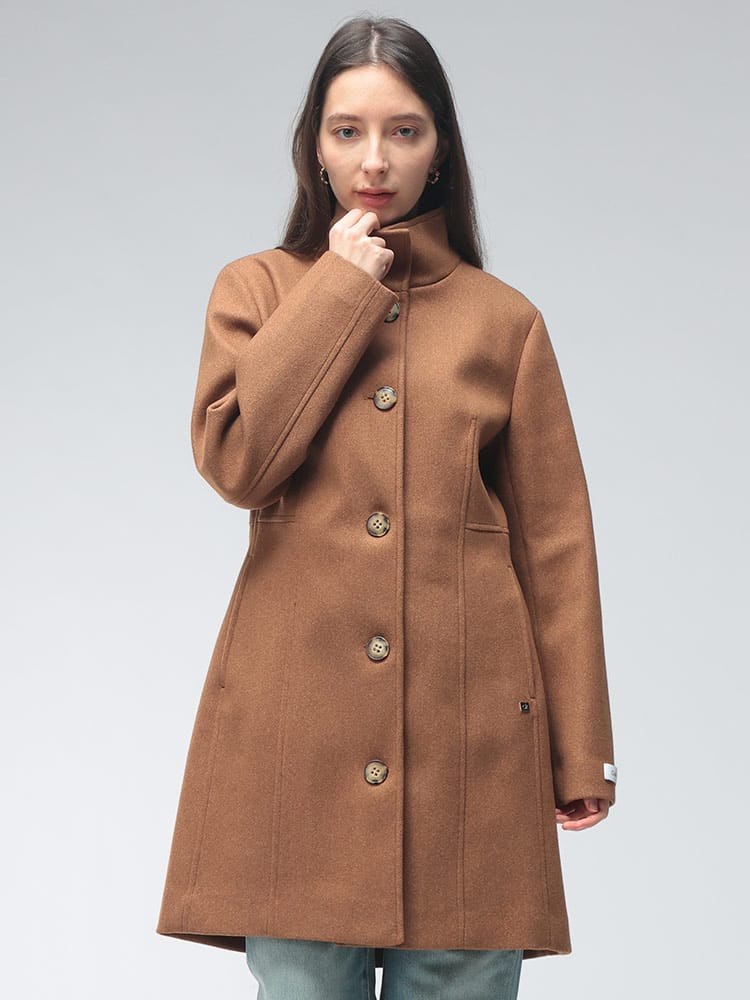 Calvin Klein (カルバンクライン) レディース コート シングル ミドル 
