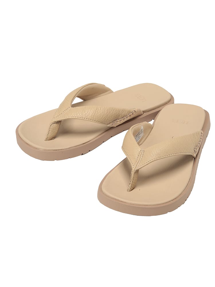 UGG (アグ) メンズ サンダル レザー トングサンダル SEASIDE II FLIP UGG1166610