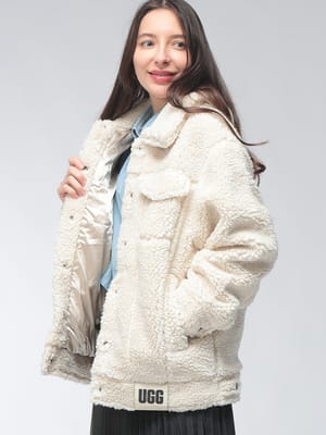 UGG (アグ) レディース ボア ジャケット  フランキー シェルパ トラッカー FRANKIE SHERPA TRUCKER UGGL1113951