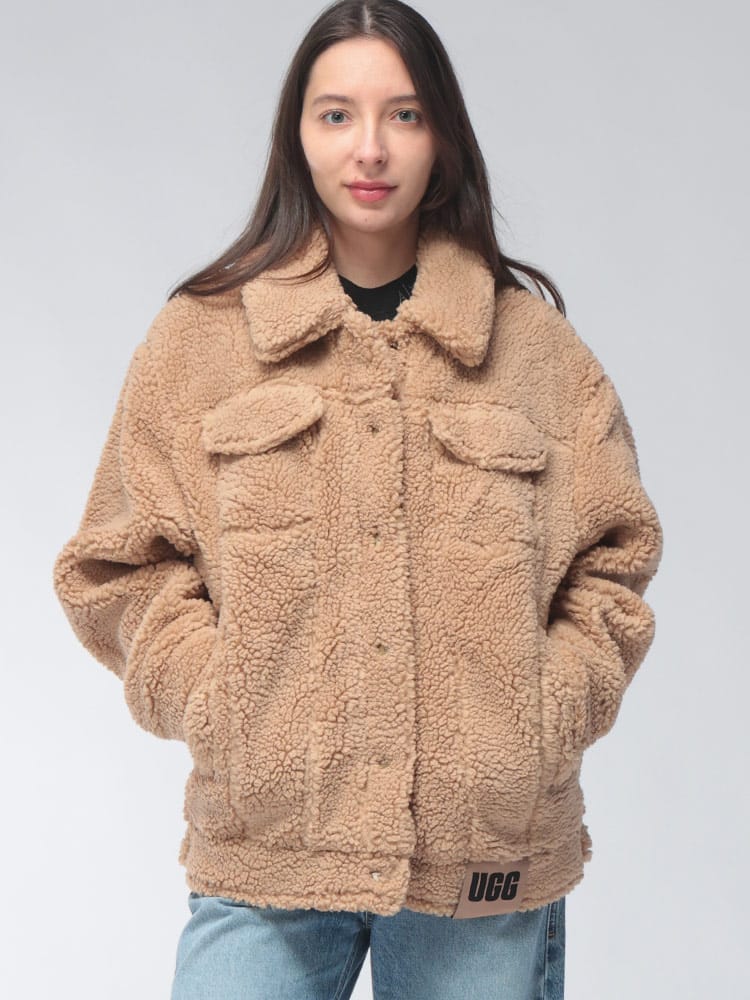 UGG (アグ) レディース ボア ジャケット  フランキー シェルパ トラッカー FRANKIE SHERPA TRUCKER UGGL1113951