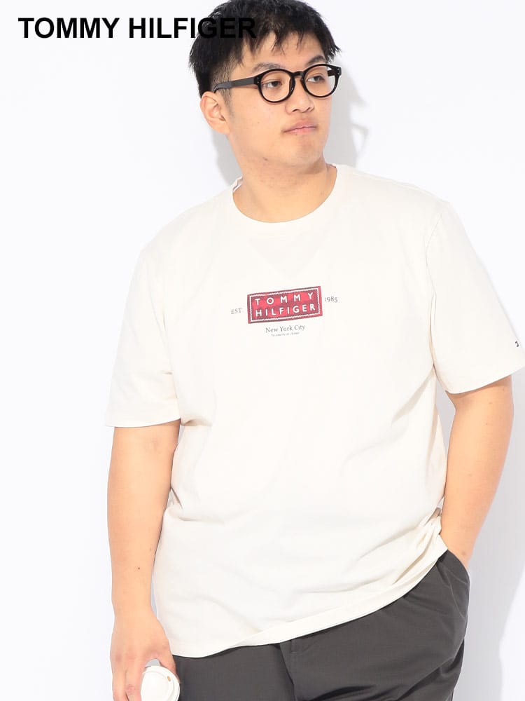 Tシャツ 半袖 メンズ 大きいサイズ ヘリテージラベル クルーネック カットソー HERITAGE LABEL TEE トップス 刺繍 コットン 春 夏 