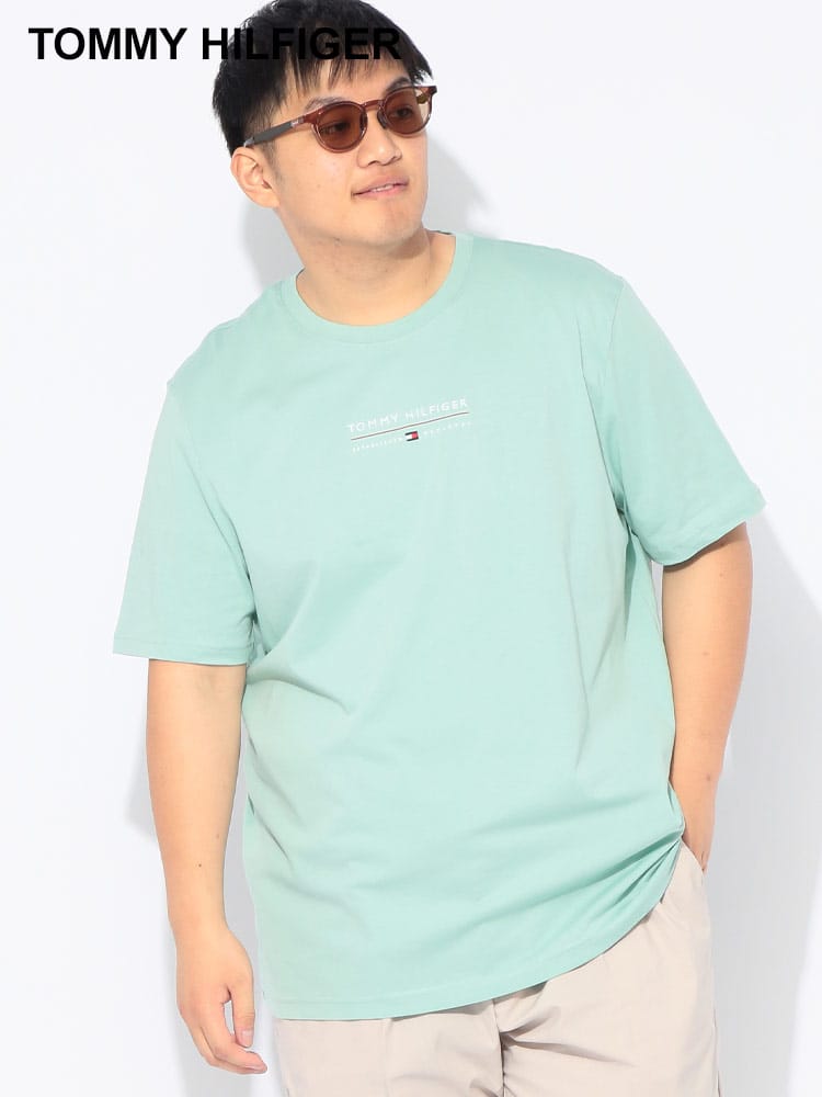 Tシャツ 半袖 メンズ 大きいサイズ フロントロゴ クルーネック カットソー BRAND LOVE LOCKUP TEE トップス プリント コットン 春 夏 