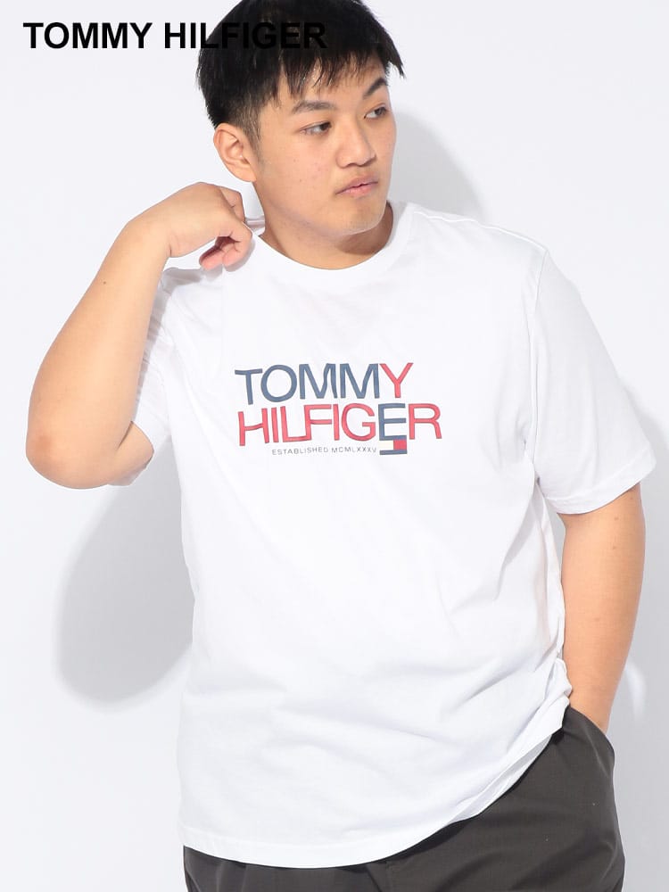 Tシャツ 半袖 メンズ 大きいサイズ ロゴプリント クルーネック BRAND LOVE BIG TEXT TEE トップス プリント コットン 春 夏 