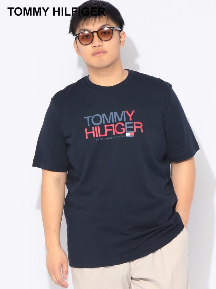 Tシャツ 半袖 メンズ 大きいサイズ ロゴプリント クルーネック BRAND LOVE BIG TEXT TEE トップス プリント コットン 春 夏 