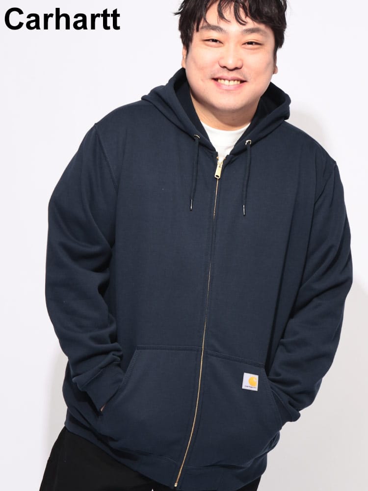パーカー 長袖 メンズ 大きいサイズ 裏起毛 フルジップ スウェット トップス フード スエット 秋 冬