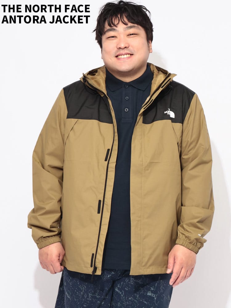 ジャケット メンズ 大きいサイズ ロゴプリント フルジップ アントラジャケット ANTORA JACKET DRYVENT アウター 羽織 マウンテンパーカー ナイロンジャケット ナイロンパーカー アウトドア