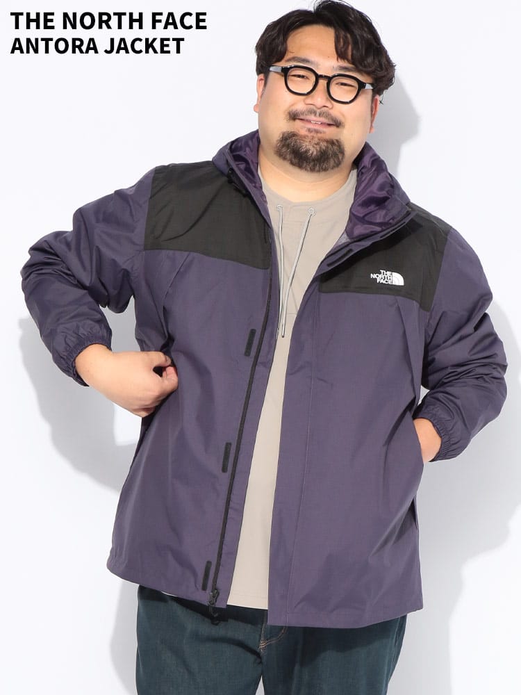 ジャケット メンズ 大きいサイズ ロゴプリント フルジップ アントラジャケット ANTORA JACKET DRYVENT アウター 羽織 マウンテンパーカー ナイロンジャケット ナイロンパーカー アウトドア