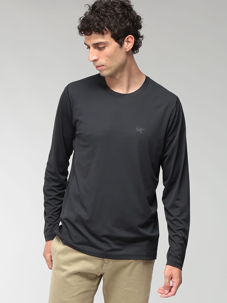 ARC'TERYX (アークテリクス) メンズ Tシャツ 長袖 コーマック クルー ロングスリーブ Tシャツ 軽量 通気素材 CORMAC CREW ARCX000010291