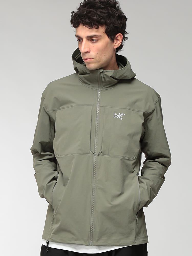 ARC'TERYX (アークテリクス) メンズ ナイロンジャケット ガンマ フーディ フルジップ フード GAMMA HOODY ARCX000009905