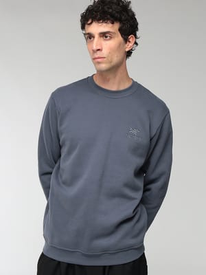ARC'TERYX (アークテリクス) メンズ スウェット 長袖 エンブレム 裏フリース クルーネック トレーナー EMBLEM FLEECE CREW ARCX000009787