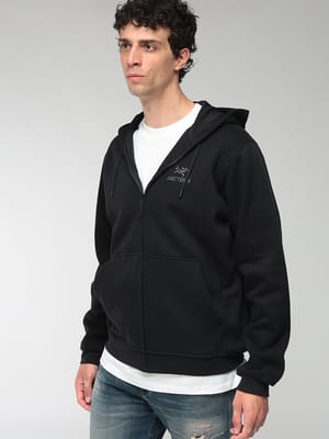 ARC'TERYX (アークテリクス) メンズ パーカー 長袖 エンブレム 裏フリース フーディ ポケット付き ジップパーカー レギュラーフィット ARCX000009929