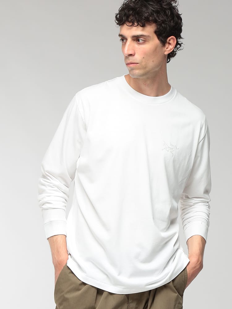 ARC'TERYX (アークテリクス) メンズ Tシャツ 長袖 クラッグ SL コットン ロングスリーブ カットソー レギュラーフィット ARCX000009536