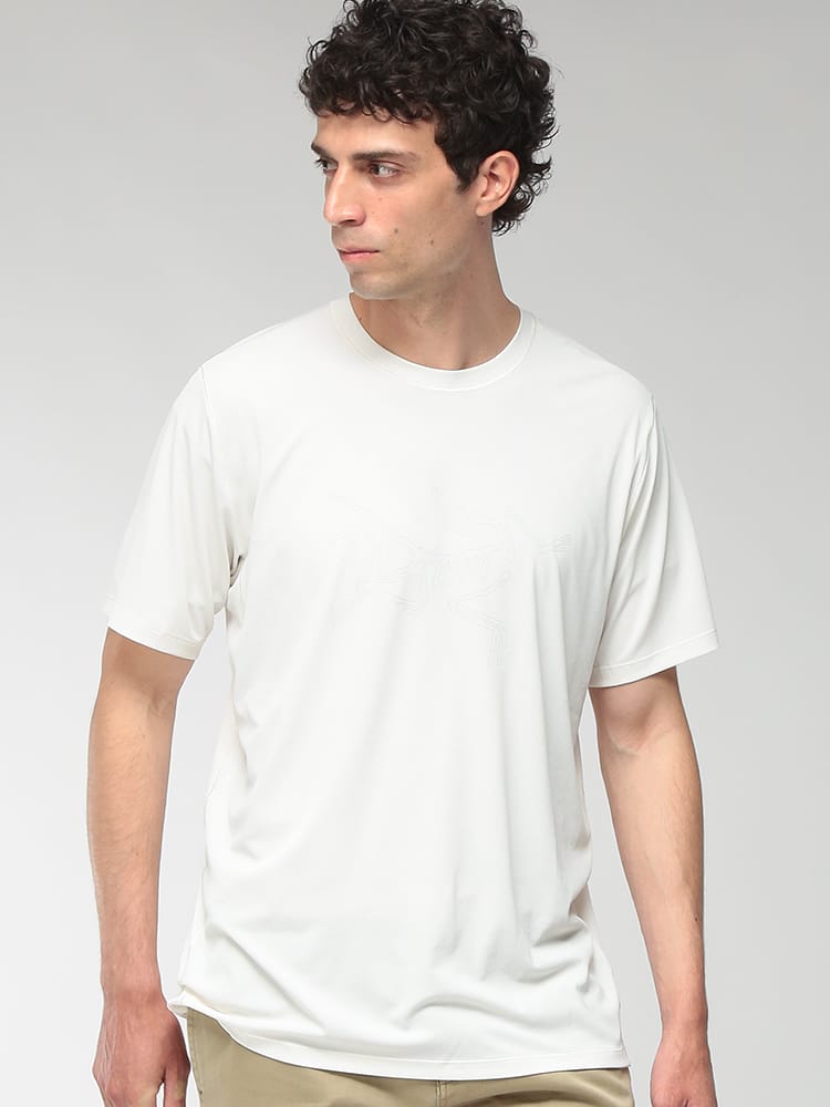 ARC'TERYX (アークテリクス) メンズ Tシャツ 半袖 コーマック ロゴ クルーネック ショートスリーブ カットソー レギュラーフィット ARCX000010293