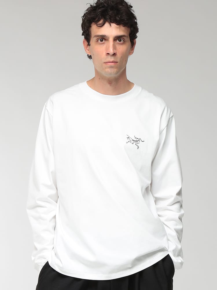 ARC'TERYX (アークテリクス) メンズ Tシャツ 長袖 クラッグ ヘビーウェイトコットン ロングスリーブ カットソー リラックスフィット ARCX000009714