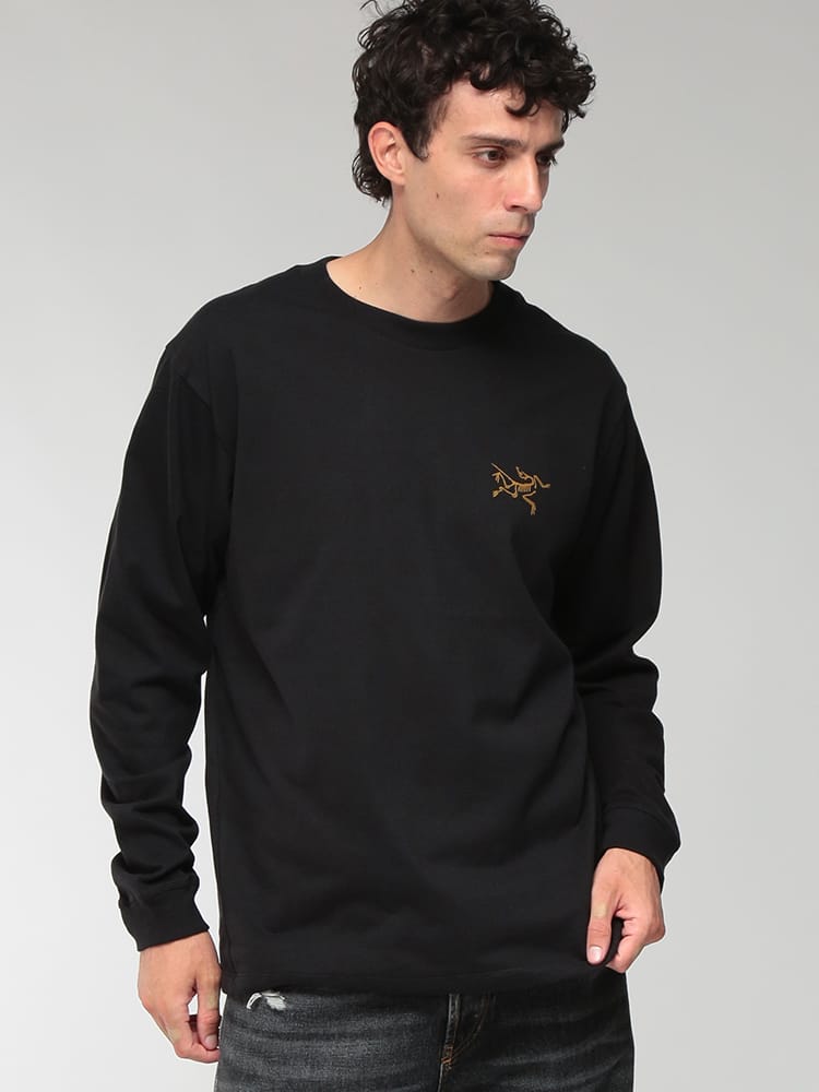 ARC'TERYX (アークテリクス) メンズ Tシャツ 長袖 クラッグ ヘビーウェイトコットン ロングスリーブ カットソー リラックスフィット ARCX000009714