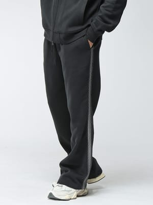 UGG (アグ) メンズ スウェットパンツ 裏フリース サイドライン ロゴ ストレートパンツ Tasman Straight Leg Pant UGG1171490