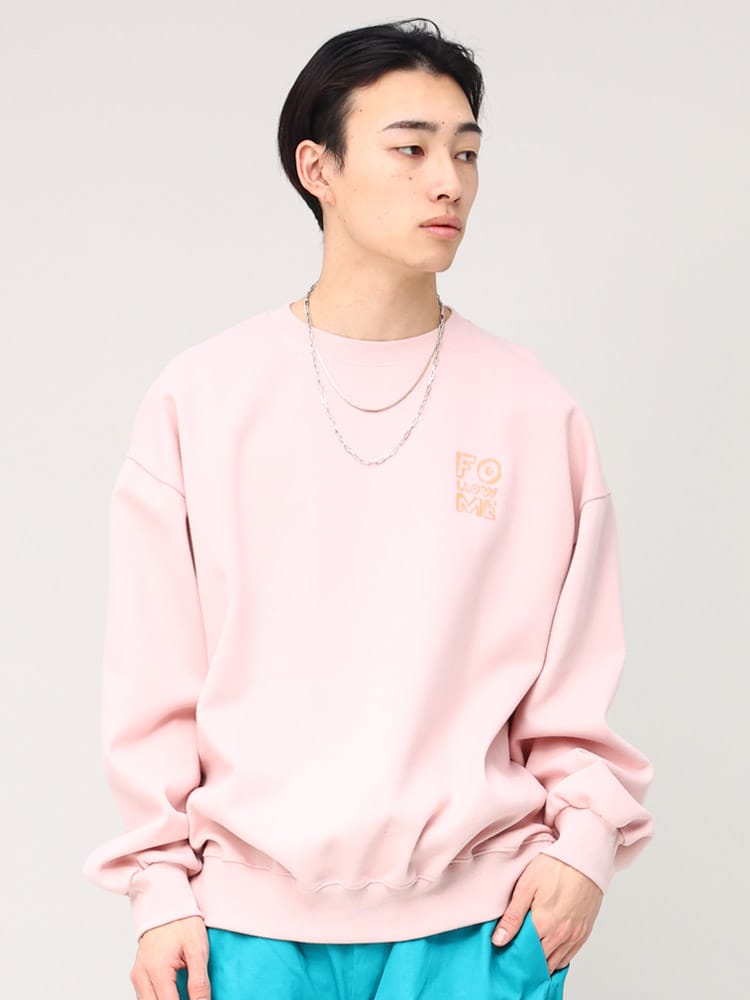 SELF MADE (セルフメイド) バックプリント クルーネック トレーナー スウェット スエット オーバーサイズ ビッグシルエット