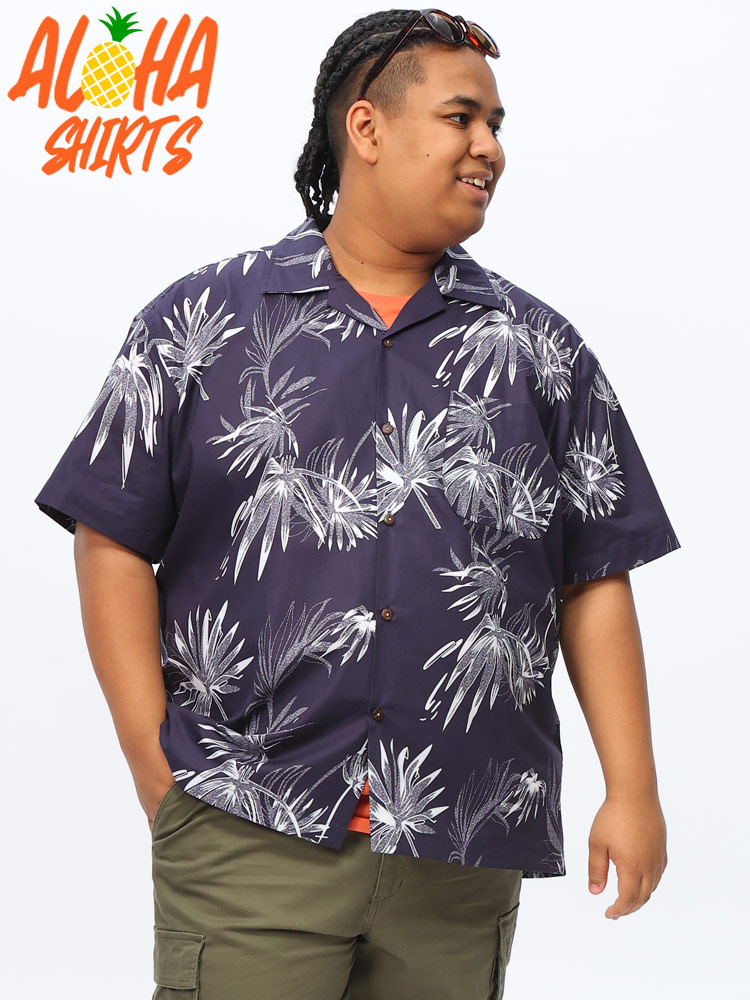 半袖 シャツ MARVEL マーベル 総柄 オープンカラー アロハシャツ  