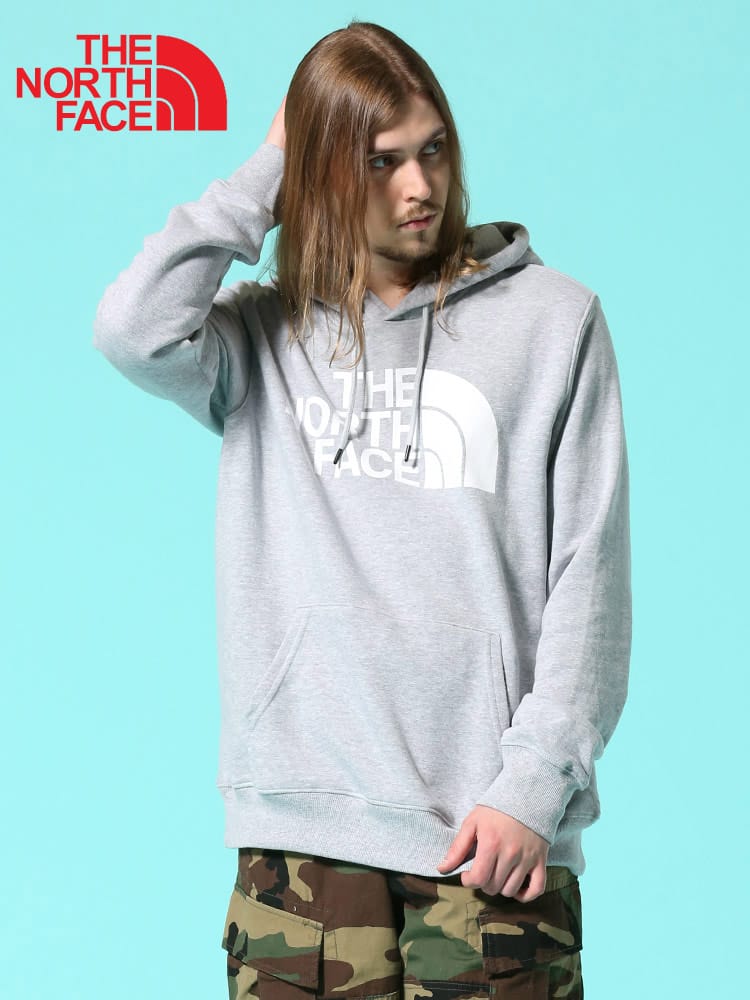 THE NORTH FACE (ザ ノースフェイス) 裏起毛 ロゴプリント プルオーバー パーカー 8020 HD PO RTO NF0A4QQO