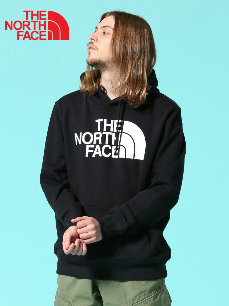 THE NORTH FACE (ザ ノースフェイス) 裏起毛 ロゴプリント プルオーバー パーカー 8020 HD PO RTO NF0A4QQO