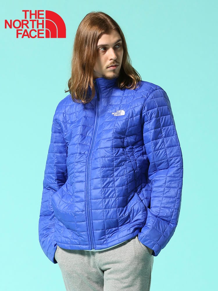 THE NORTH FACE (ザ ノースフェイス) 胸ロゴ キルティング フルジップ スタンド 中綿 ジャケット ECO JKT NF0A4QSP WEB限定