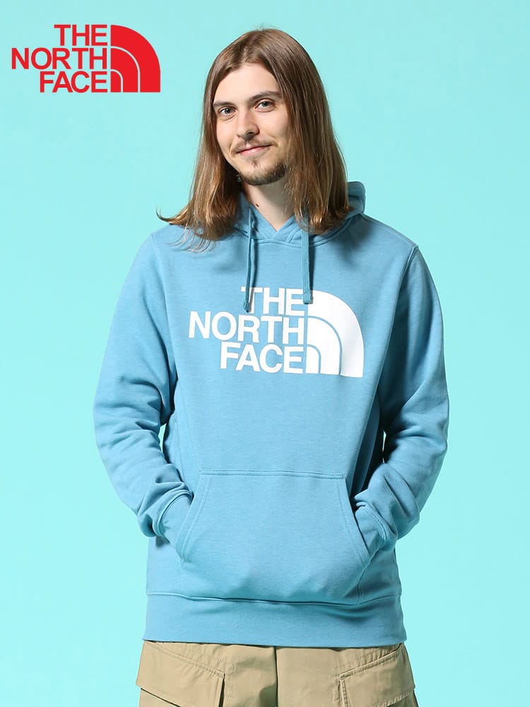 THE NORTH FACE (ザ ノースフェイス) 裏起毛 ロゴプリント プルオーバー パーカー 8020 NVLTY PO NF0A7QXN