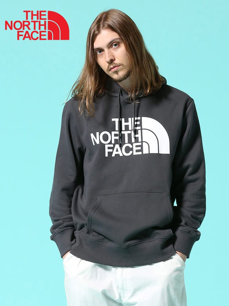 THE NORTH FACE (ザ ノースフェイス) 裏起毛 ロゴプリント プルオーバー パーカー 8020 NVLTY PO NF0A7QXP