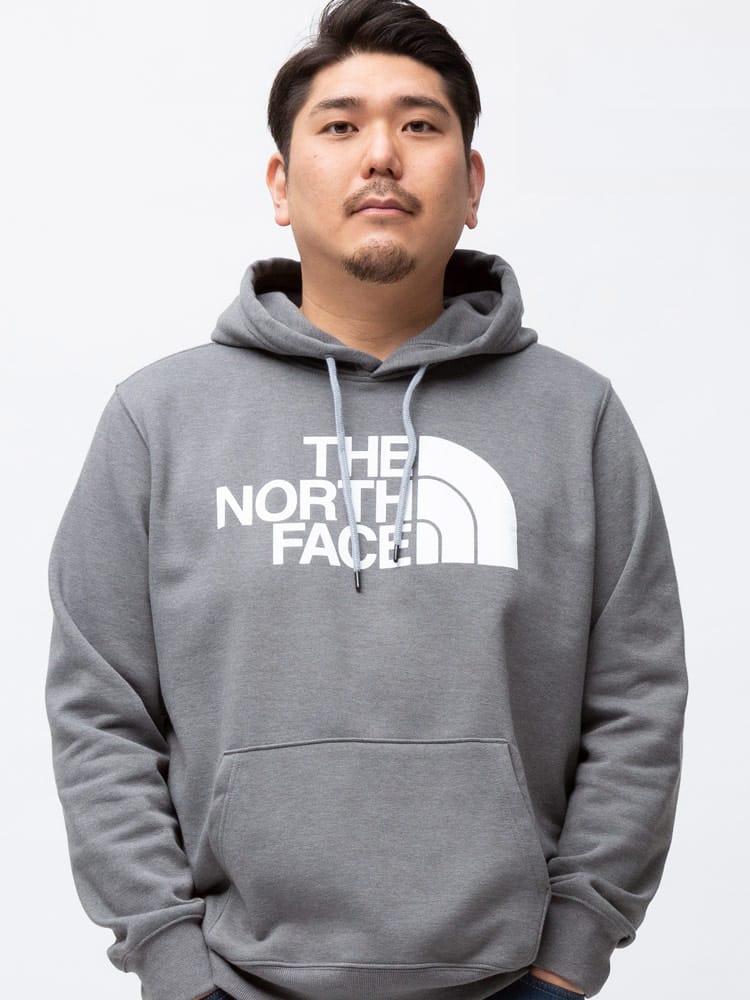 大きいサイズ メンズ THE NORTH FACE (ザ ノースフェイス) 裏起毛 フロントロゴ プルオーバー パーカー