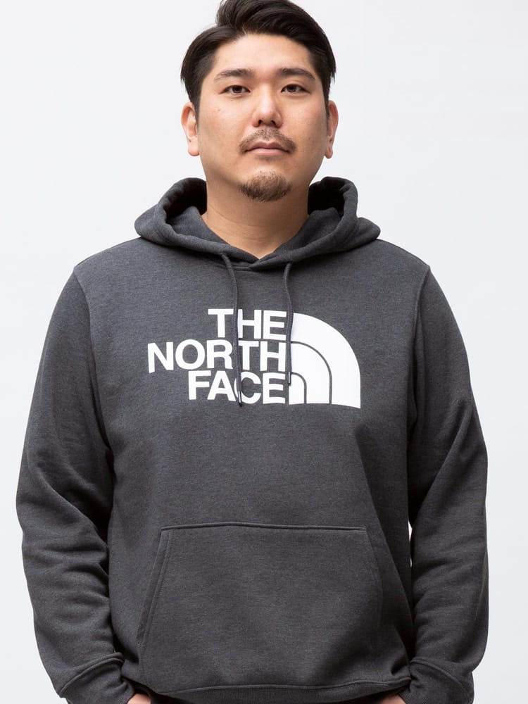 大きいサイズ メンズ THE NORTH FACE (ザ ノースフェイス) 裏起毛 フロントロゴ プルオーバー パーカー