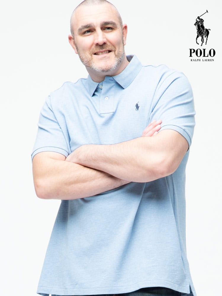 大きいサイズ メンズ POLO RALPH LAUREN (ポロ ラルフローレン) 綿100％ ワンポイント 半袖 ポロシャツ CLASSIC FIT