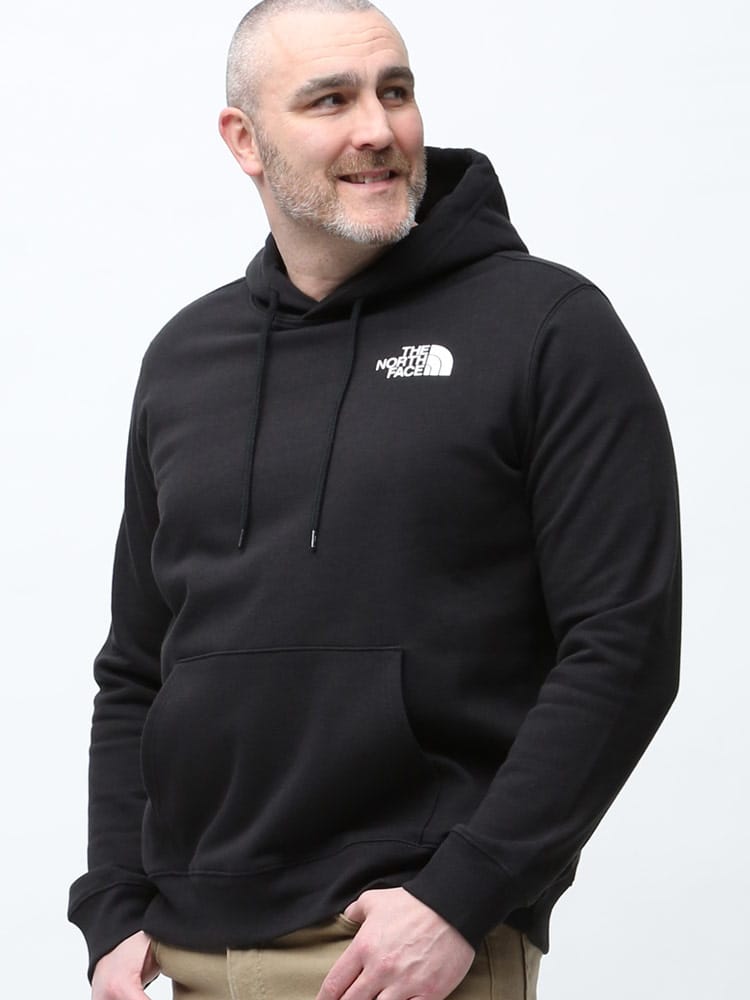 大きいサイズ メンズ THE NORTH FACE (ザ ノースフェイス) 裏起毛 バックBOXロゴ プルオーバー パーカー BOX NSE PULLOVER HOODIE