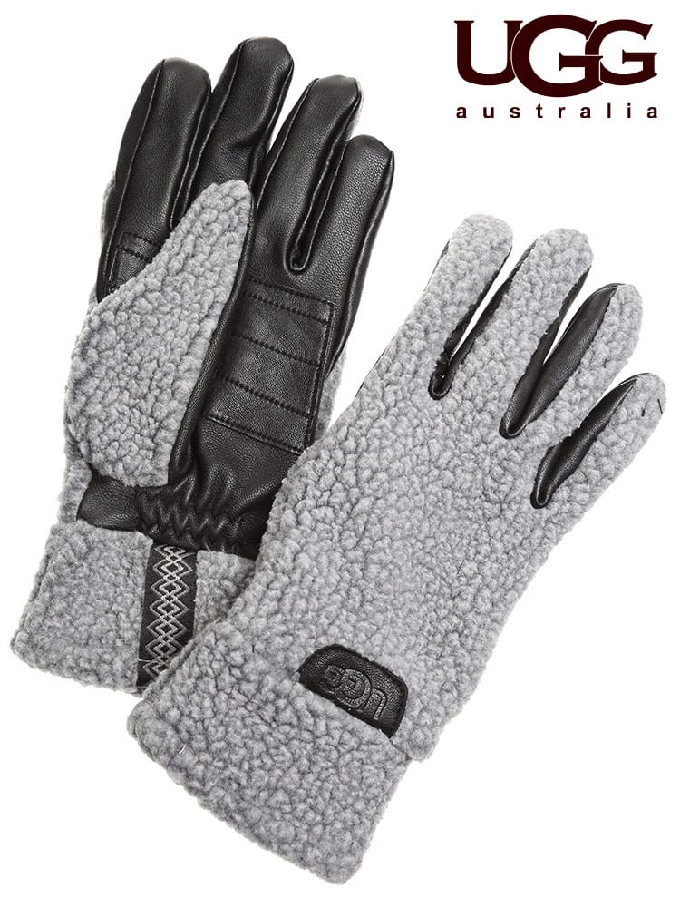 UGG Australia (アグオーストラリア) ボア レザー グローブ SHERPA GLOVE UGG20080