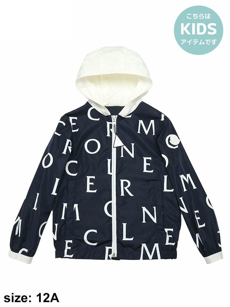 モンクレール キッズ ブルゾン MONCLER ブランド 子供服 アウター パーカー 総柄 男の子 子ども レディース Jiro MCJJIRO